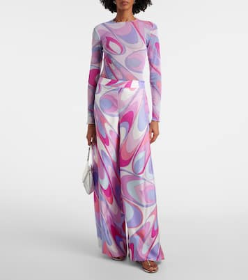 Weite Hose Iride aus Seiden-Twill | Pucci