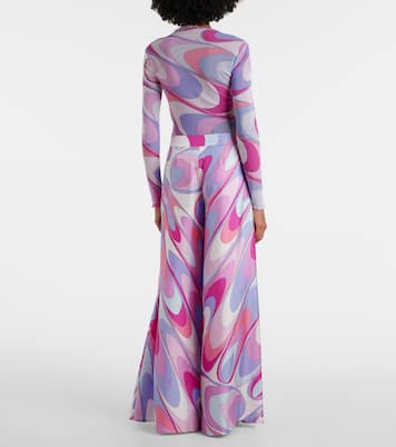 Weite Hose Iride aus Seiden-Twill | Pucci