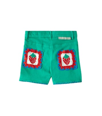 Printed cotton-blend shorts | Stella McCartney Kids