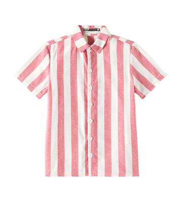 Maxi striped cotton shirt | Fábula