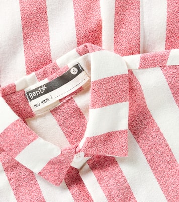 Maxi striped cotton shirt | Fábula