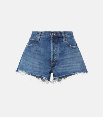 Short en jean The Hang à taille mi-haute | Frame