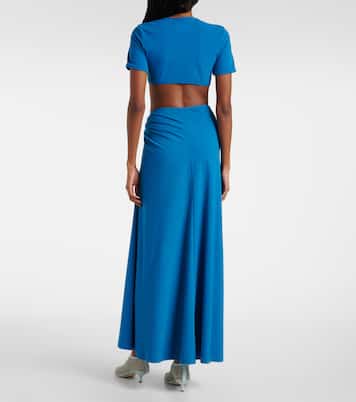 Crop top Crescent fruncido | Christopher Esber