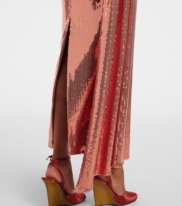 Draped sequined corset dress | Alex Perry