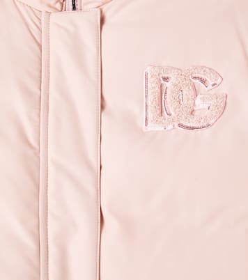 DG sequined down jacket  | Dolce&Gabbana Kids