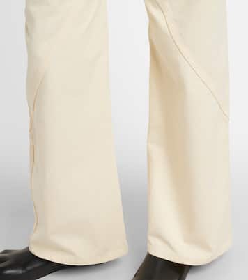 拧绕高腰阔腿牛仔裤 | JW Anderson