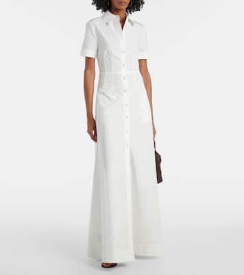 Abito chemisier in popeline di cotone | Roland Mouret