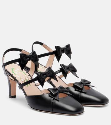Bowow 75 leather slingback pumps | Valentino Garavani