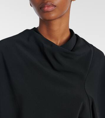 Draped charmeuse top | Rick Owens