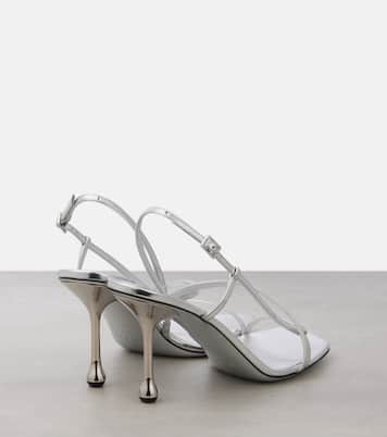 Etana 80 metallic leather sandals | Jimmy Choo