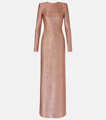 Abito lungo con lamé | Oscar de la Renta