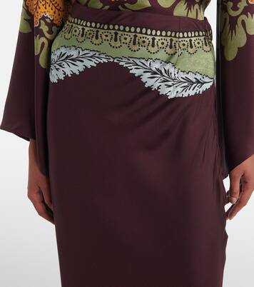 Falda larga Sleek Placée de seda | La DoubleJ