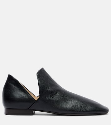 Ankle Boots D'Orsay aus Leder | Lemaire