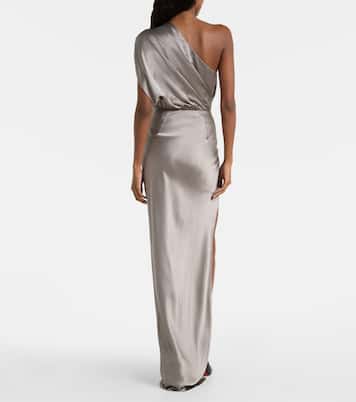 Robe aus Seidensatin | The Sei