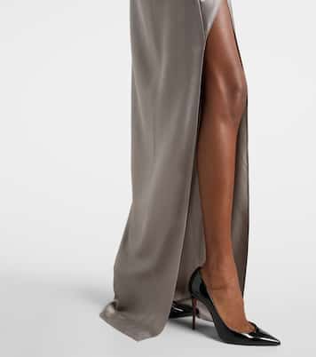 Robe aus Seidensatin | The Sei