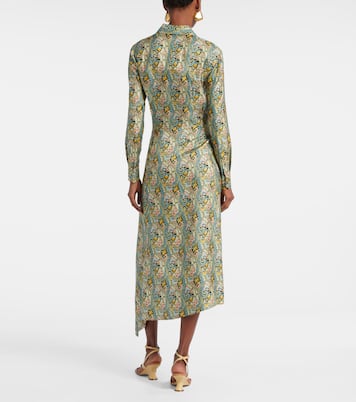 Wickelkleid aus Seidensatin | Tory Burch