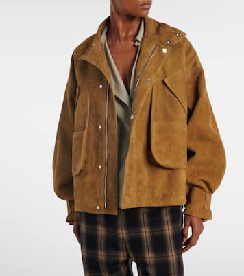 Suede bomber jacket | The Attico