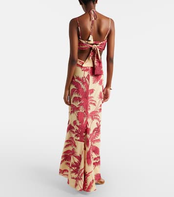 Printed silk maxi dress | Johanna Ortiz
