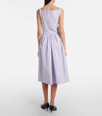 Sunday cotton seersucker midi dress | Vivienne Westwood