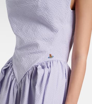 Sunday cotton seersucker midi dress | Vivienne Westwood