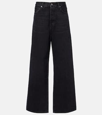 The Collegiate中腰阔腿牛仔裤 | Frame