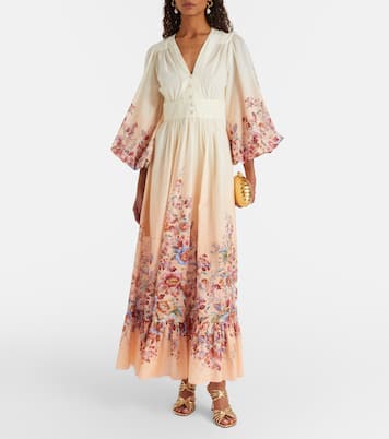 Awaken floral cotton maxi dress | Zimmermann
