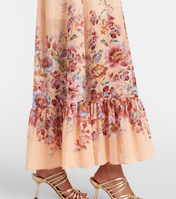 Awaken floral cotton maxi dress | Zimmermann