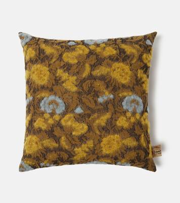 Areca embroidered floral cushion | The House of Lyria