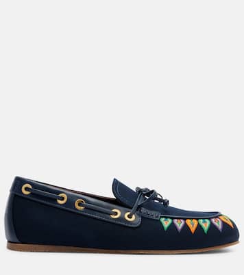 Bestickte Segelschuhe aus Canvas | Etro
