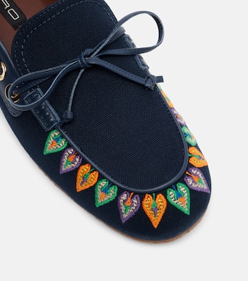 Bestickte Segelschuhe aus Canvas | Etro