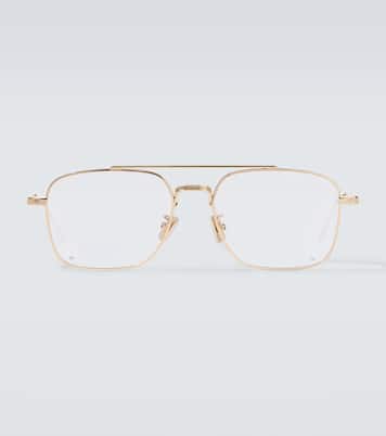 Lunettes de soleil aviateur DiorBotanicaO N1U en plaqué or | Dior Eyewear