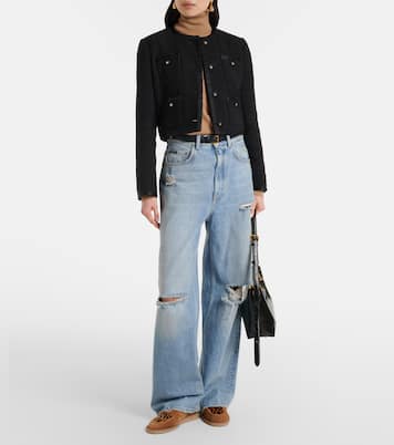 DG suede and calf hair loafers | Dolce&Gabbana