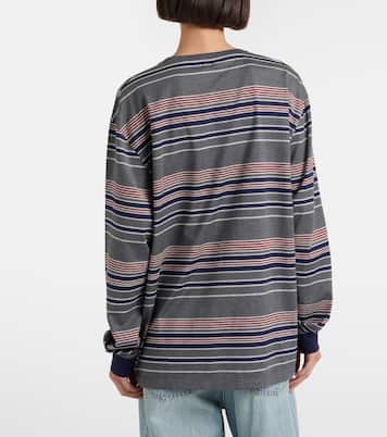 Oversize T-Shirt aus Baumwoll-Jersey | Miu Miu