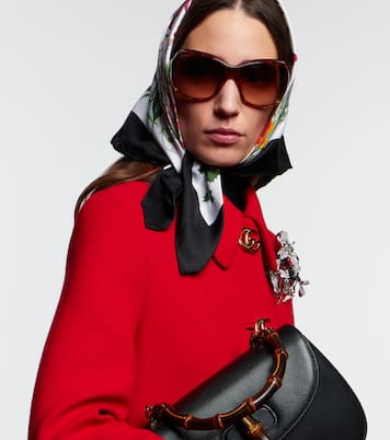 Gucci Script square sunglasses | Gucci