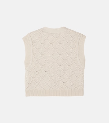 LYS 임벨리시드 울 코튼 베스트 | Bonpoint