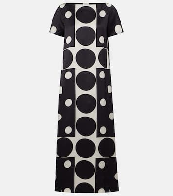 Maxikleid mit Polka-Dots | Dries Van Noten