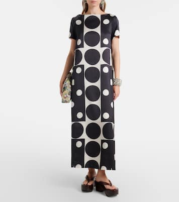Maxikleid mit Polka-Dots | Dries Van Noten