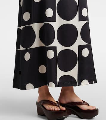 Maxikleid mit Polka-Dots | Dries Van Noten