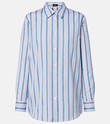 Paisley striped cotton shirt | Etro