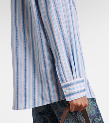 Paisley striped cotton shirt | Etro