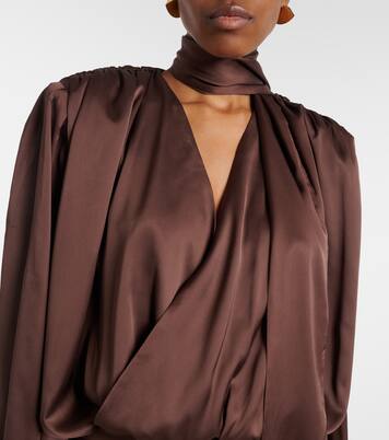 Robe en crêpe de Chine | Rotate