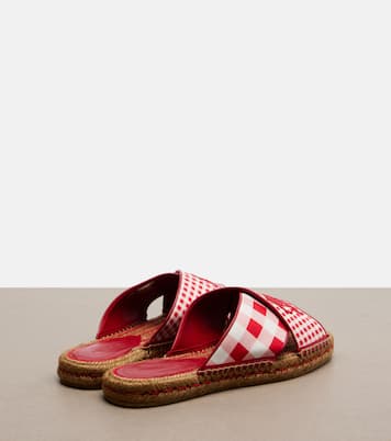 Mules Aciel à carreaux vichy | Jimmy Choo