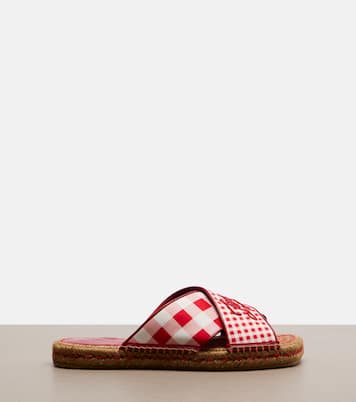 Mules Aciel à carreaux vichy | Jimmy Choo