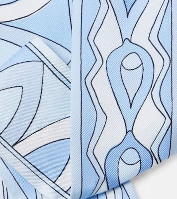 Printed silk twill scarf | Pucci