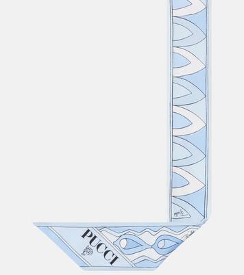 Printed silk twill scarf | Pucci