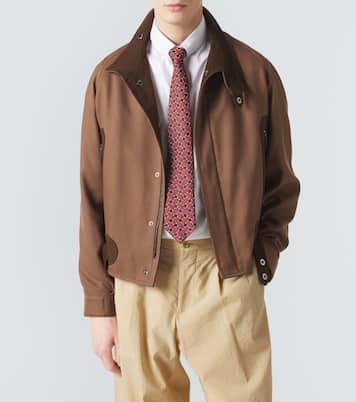 Archivio silk bomber jacket | Giorgio Armani