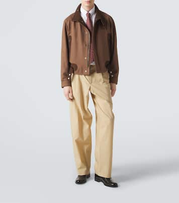 Archivio silk bomber jacket | Giorgio Armani