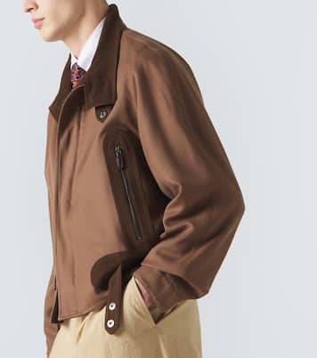Archivio silk bomber jacket | Giorgio Armani