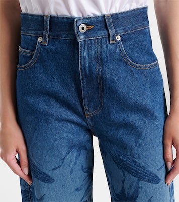 Paula's Ibiza printed barrel-leg jeans | Loewe