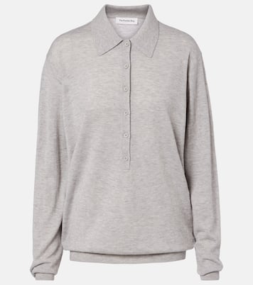 Tala wool-blend polo sweater | The Frankie Shop